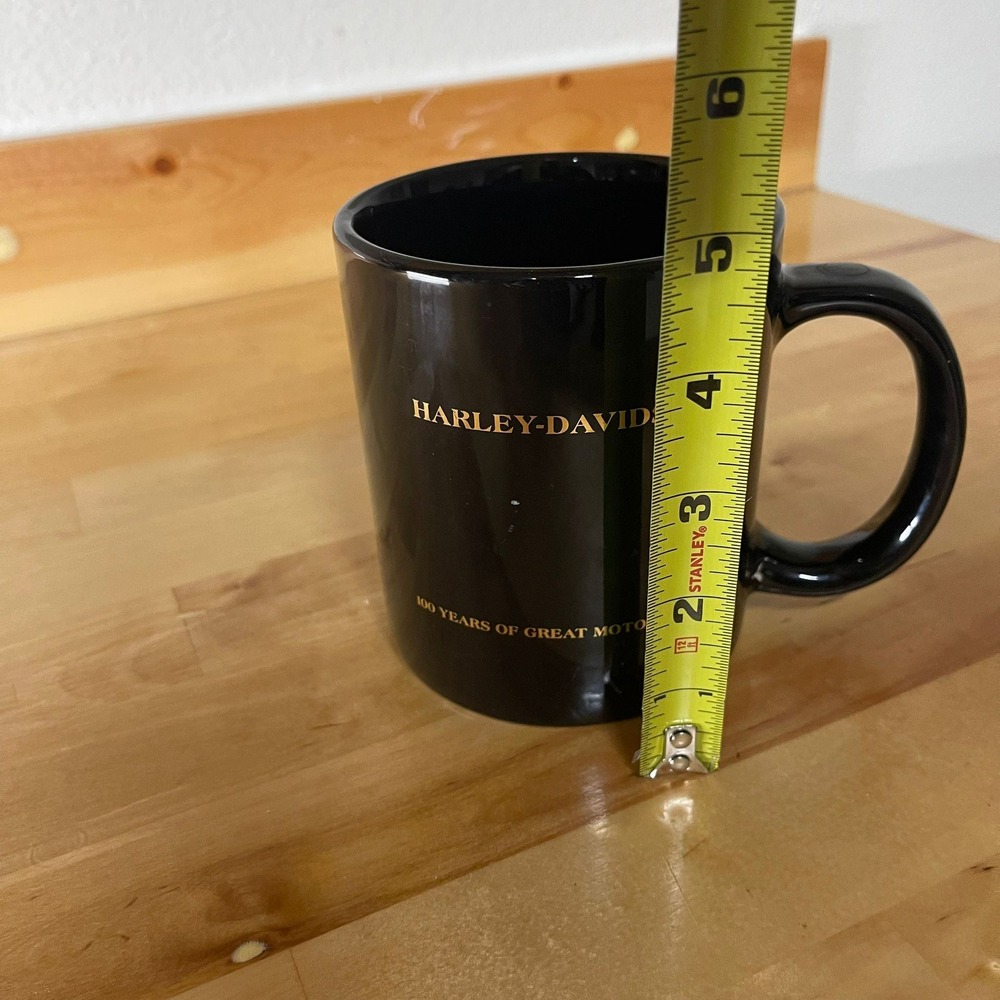 Harley Davidson 100 Years‎ of Great Motorcycles Black Coffee Mug